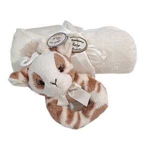 Bearington Baby Collection Security Blanket & Lil Patches Ring Rattle NWT